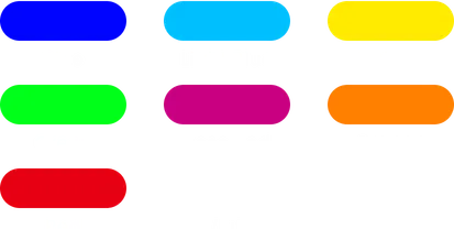 半透明（８色）の見本